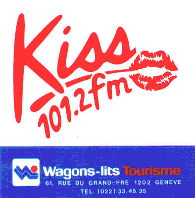 Kiss-FM à Genève en 1987